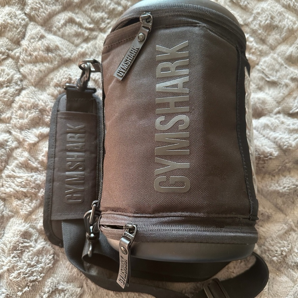 Gymshark Black Duffel Bag